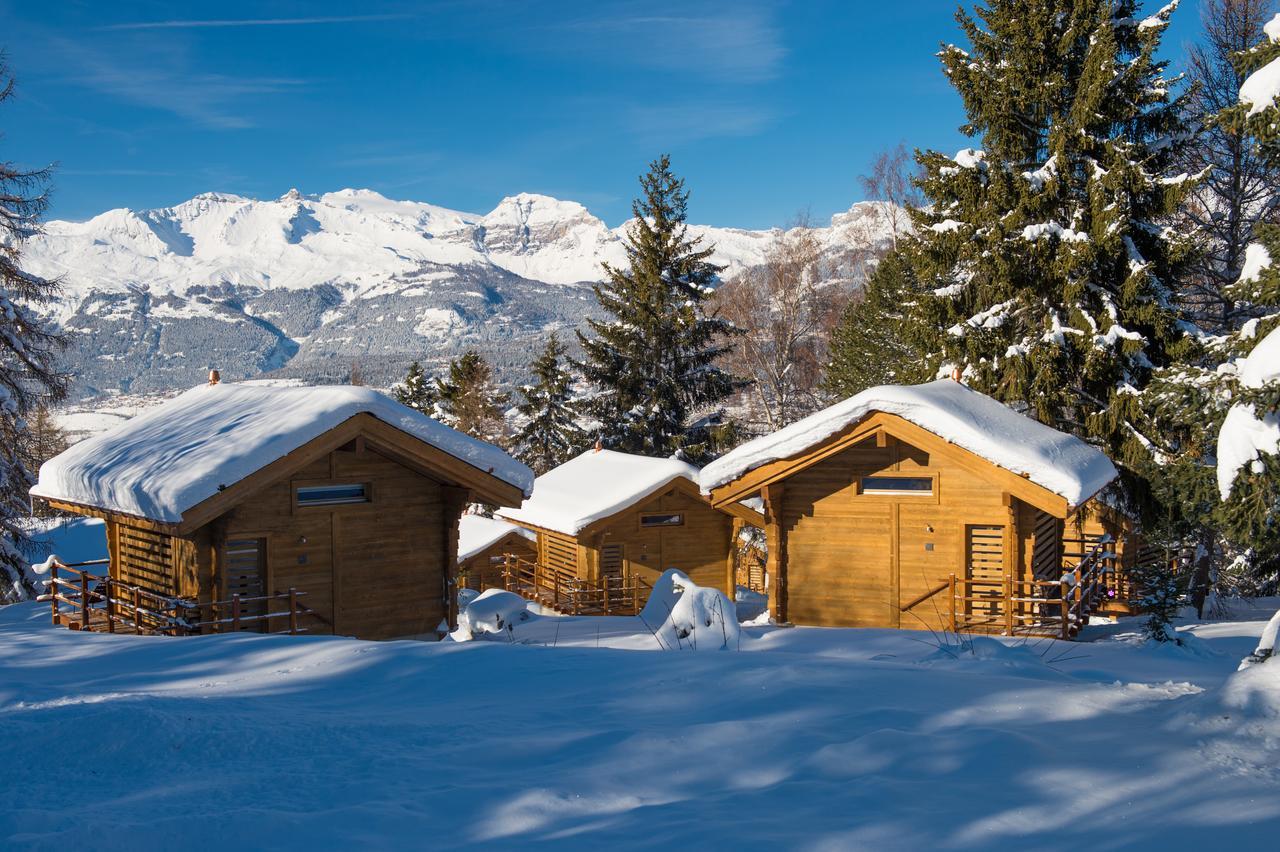 Les Mazots De La Source & Spa Vercorin Exterior foto