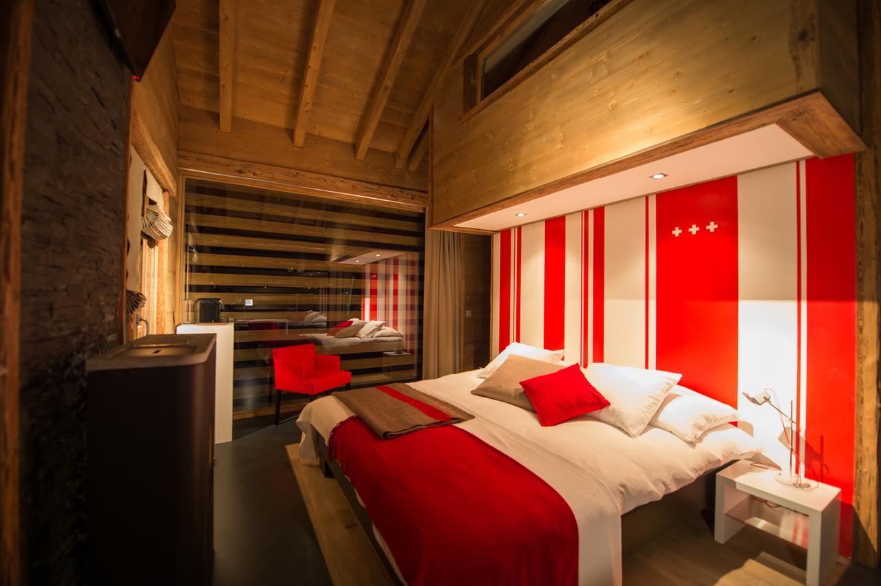 Les Mazots De La Source & Spa Vercorin Habitación foto